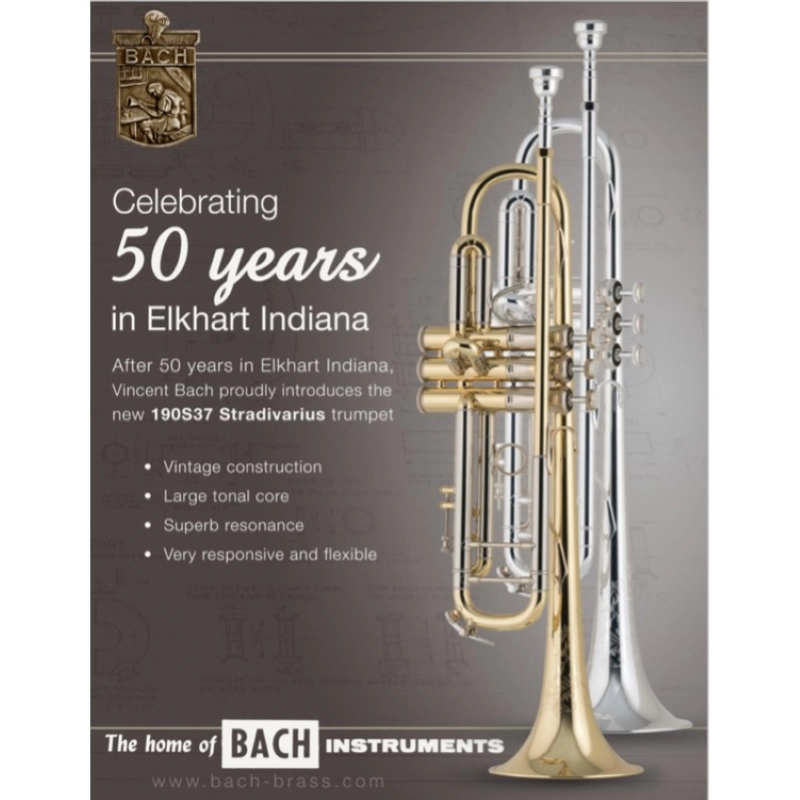 Bach 190-37 Stradivarius Tromba in Sib Laccata Oro