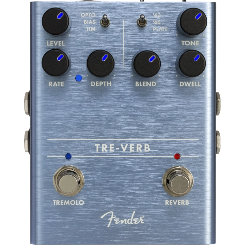 Fender Tre-Verb Digital Reverb Tremolo Pedals 0234541000