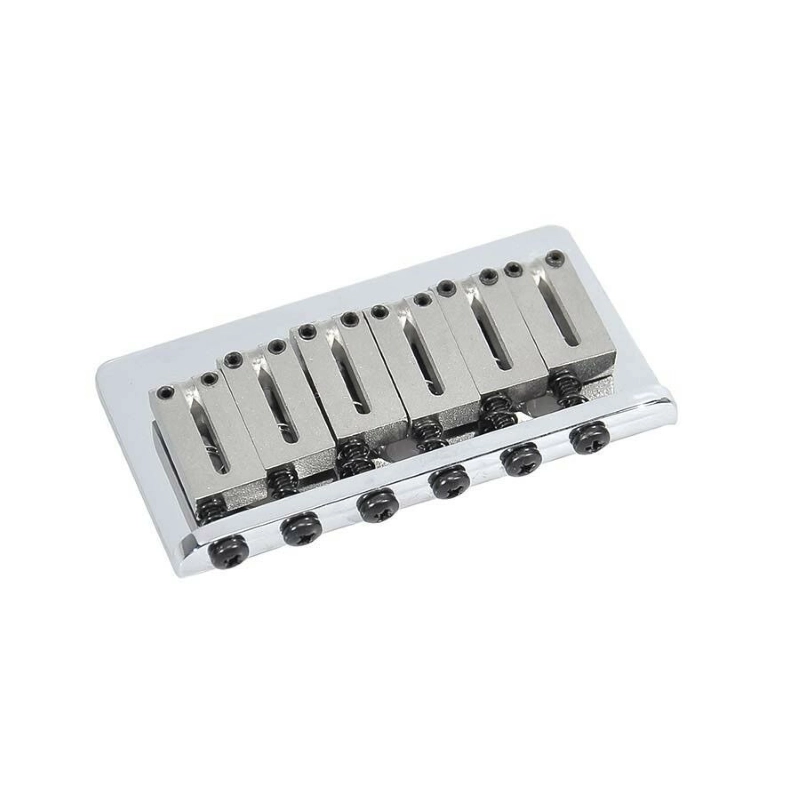 Fender Bridge Assembly, American Hardtail Strat® '86-'07, Chrome Bridge Assemblies and Components