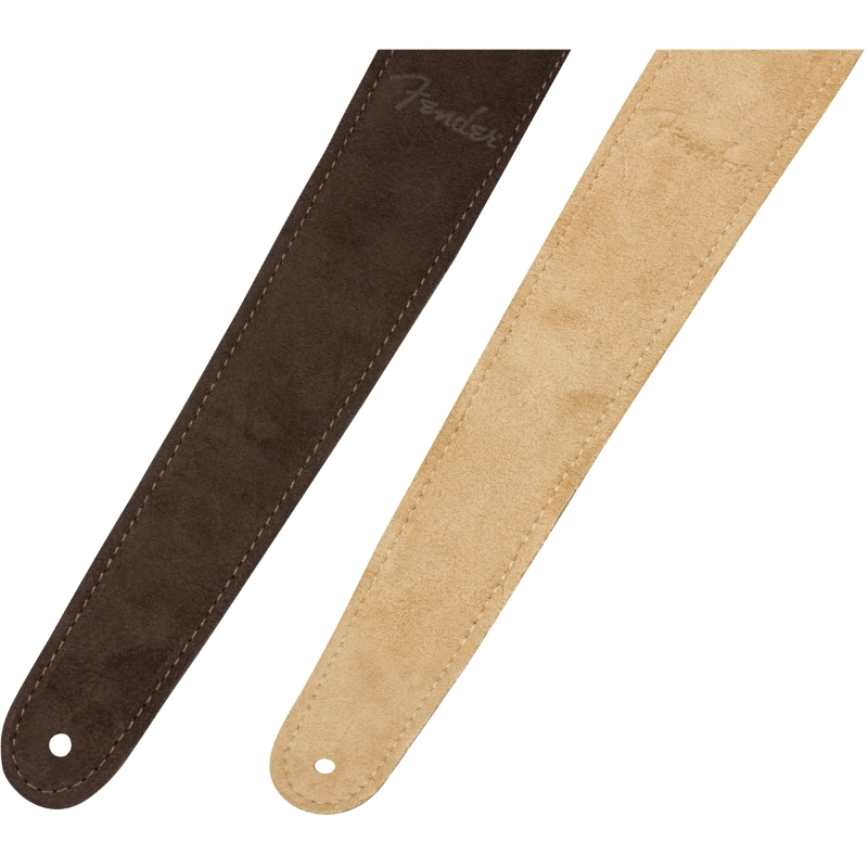 Fender Reversible Suede Strap Brown and Tan Tracolla per chitarra in pelle 0990691021