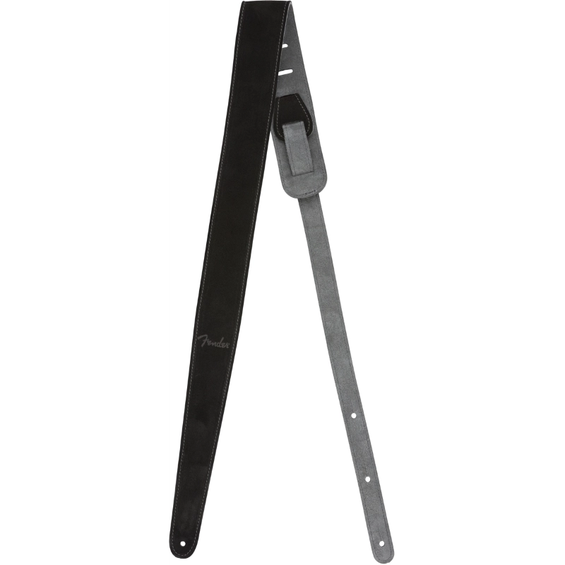 Fender Reversible Suede Strap Black and Gray Tracolla per chitarra in pelle 0990691006
