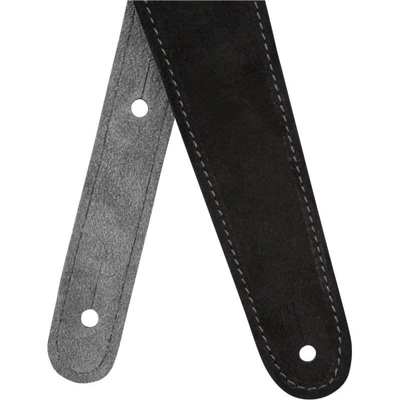 Fender Reversible Suede Strap Black and Gray Tracolla per chitarra in pelle 0990691006