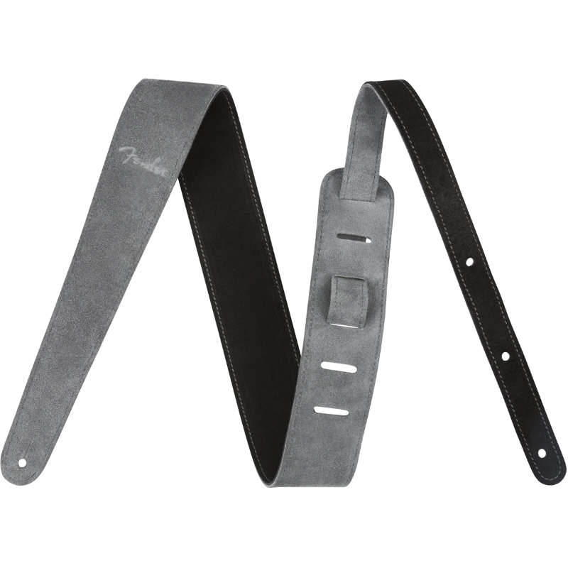 Fender Reversible Suede Strap Black and Gray Tracolla per chitarra in pelle 0990691006