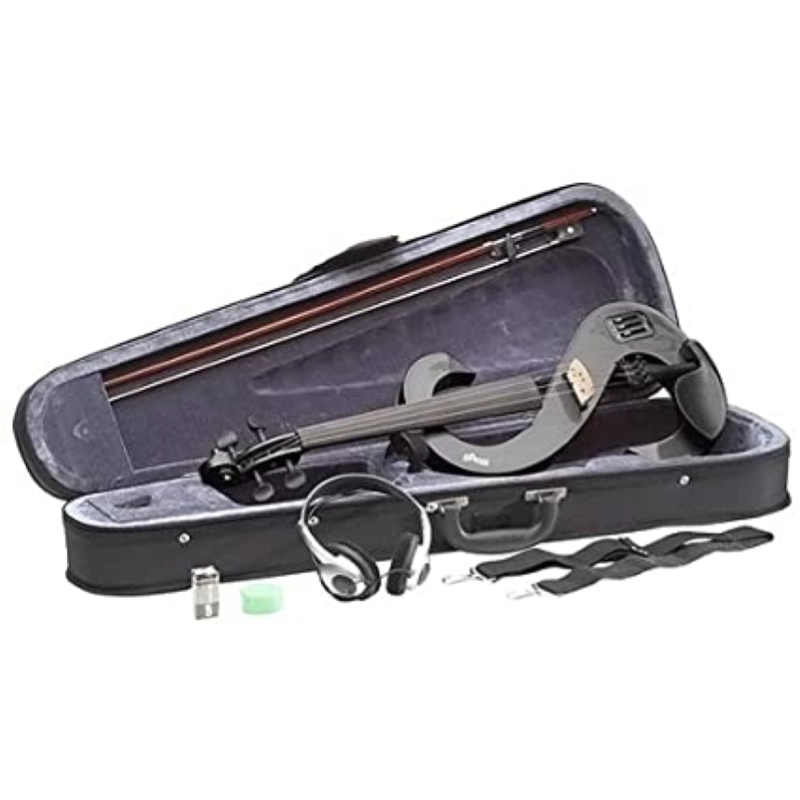 Stagg EVN 4/4 BK Violino Elettrico a "S" Silent
