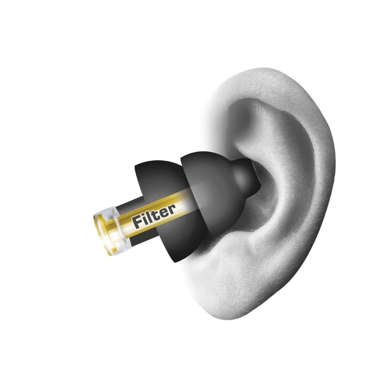 ALPINE MUSICSAFEPRO-2019-BK 3 Filtri Tappi acustici Neri