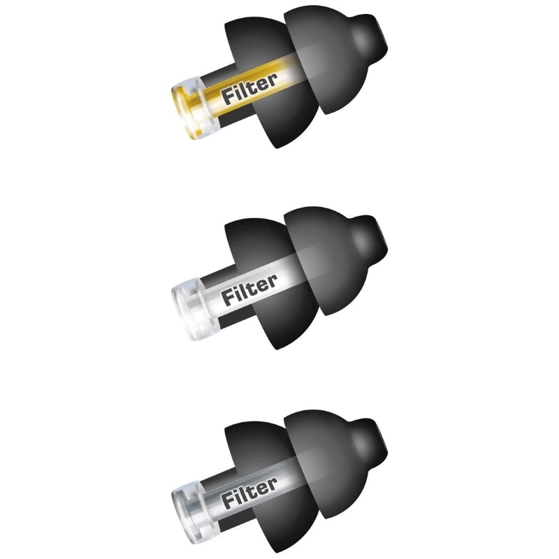 ALPINE MUSICSAFEPRO-2019-BK 3 Filtri Tappi acustici Neri