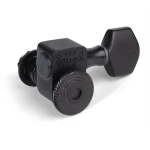 Sperzel 6l Trim-Lok 6 in linea Black Satin Meccaniche per chitarra elettrica