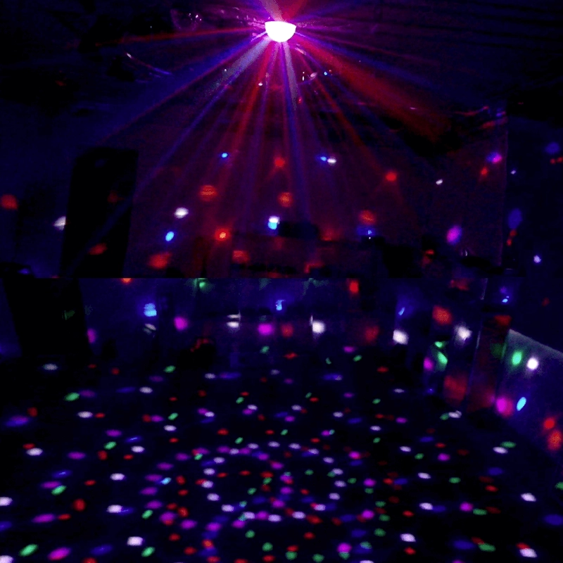 SOUNDSATION CB630 Semi-sfera luminosa 6 LED da 3W con player Mp3 e telecomando