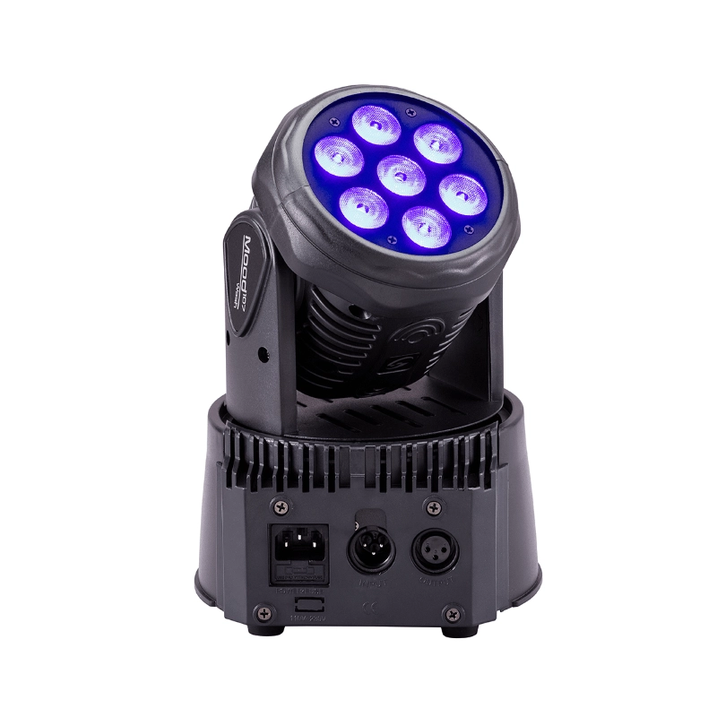 SOUNDSATION MOOD 107 WASH Testa Mobile Wash con 7 LED da 10W RGBW 4in1