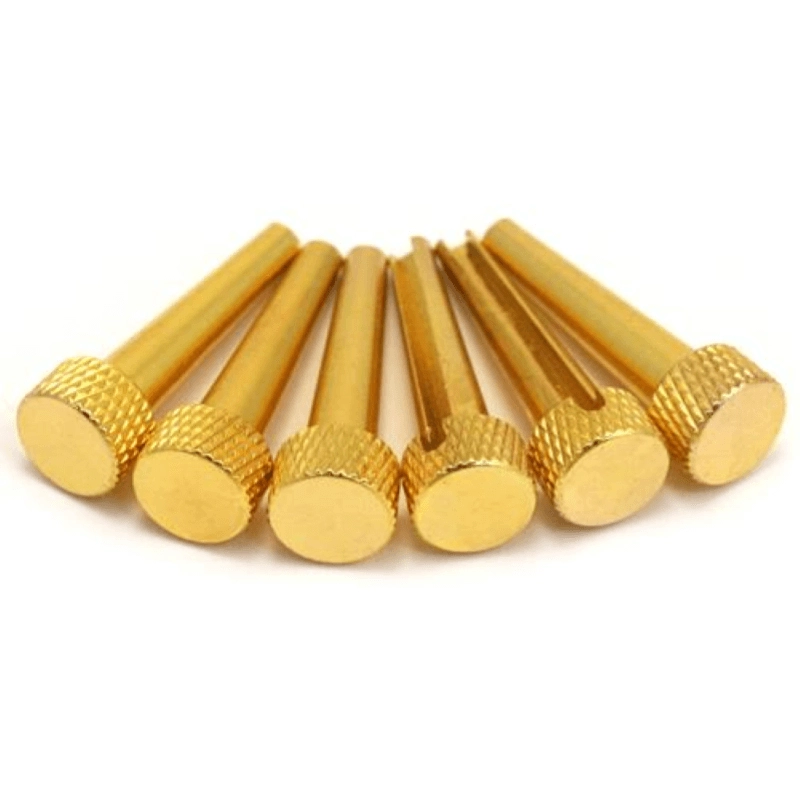 D'ANDREA TP1B Tone Pins a Testa Piatta in Ottone (Confezione da 6 pz)