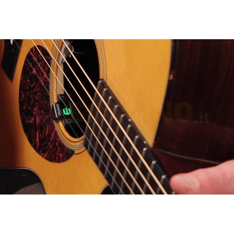 D'addario PW-CT-15 Tuner A440-A480 Accordatore da applicare alla buca