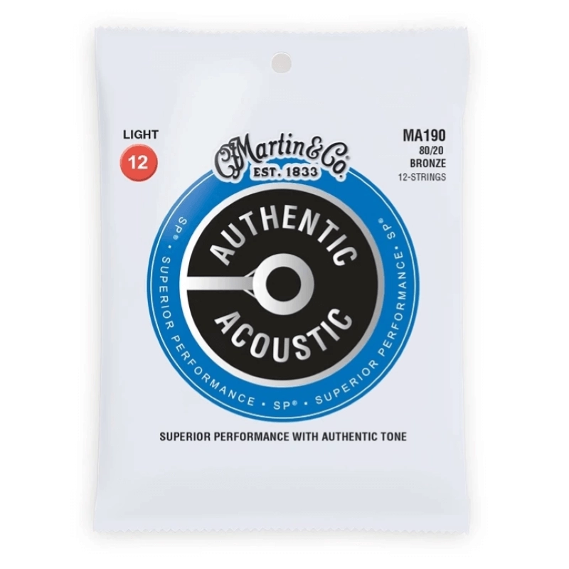 Martin & Co. MA190 Authentic SP Light Chitarra 12 corde Bronze 12-54