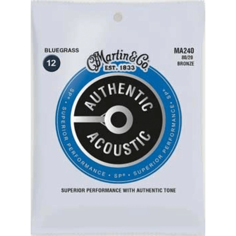 Martin & Co. MA240 Authentic SP Bluegrass Bronze 12-56