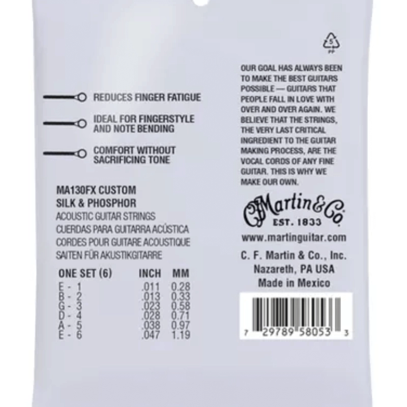 Martin & Co. MA130FX Core Silk & Phosphor Custom 11-47