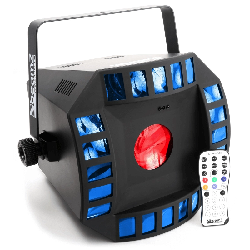 Beamz CUB4 II LED Quad Derby Moonflower