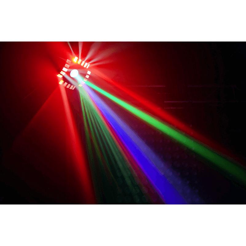 Beamz CUB4 II LED Quad Derby Moonflower