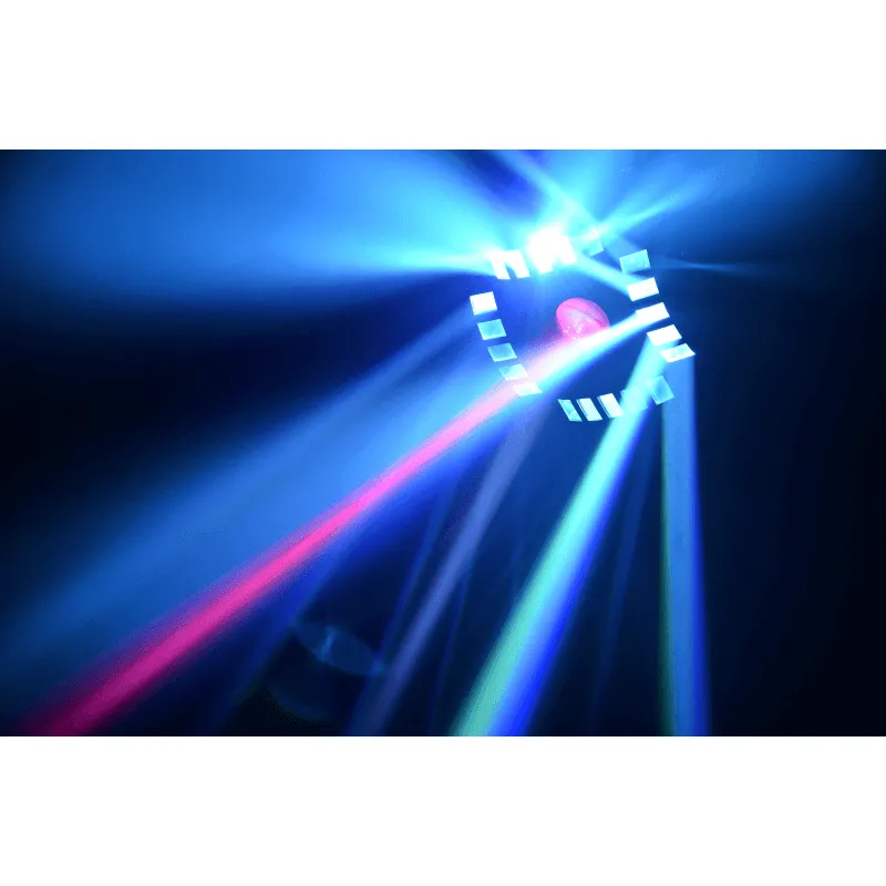 Beamz CUB4 II LED Quad Derby Moonflower