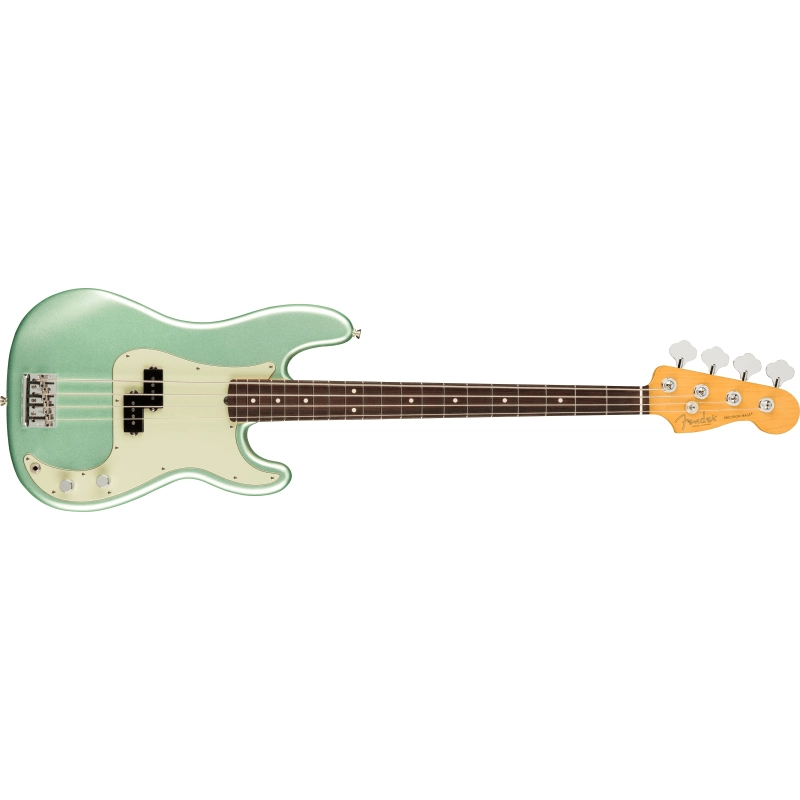 Fender American Professional II Precision Bass® Rosewood Fingerboard, Mystic Surf Green 0193930718