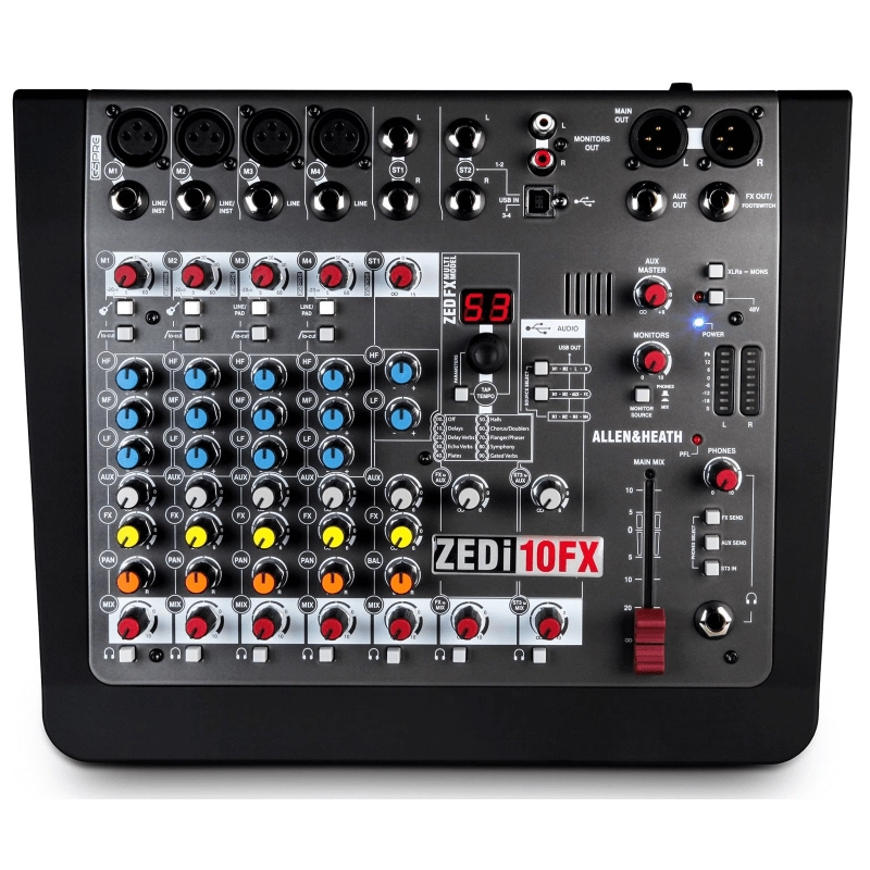 Allen & Heath ZEDi10FX Mixer con interfaccia audio USB