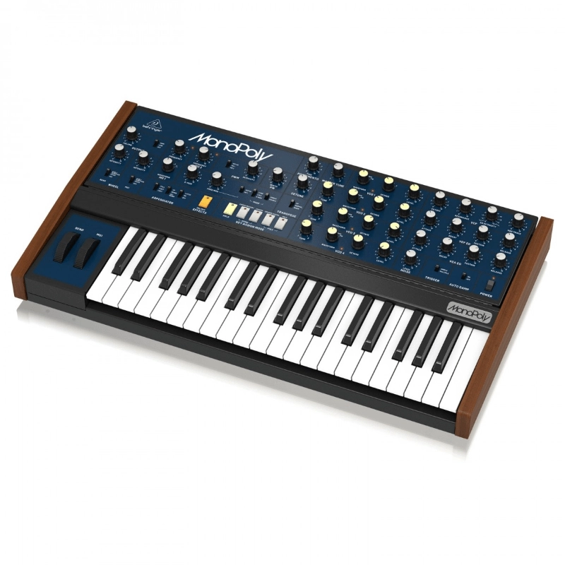 Behringer MonoPoly Sintetizzatore analogico 37 tasti polifonico 4 voci