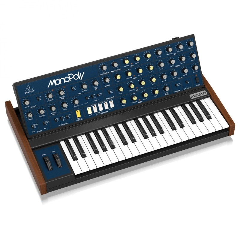 Behringer MonoPoly Sintetizzatore analogico 37 tasti polifonico 4 voci