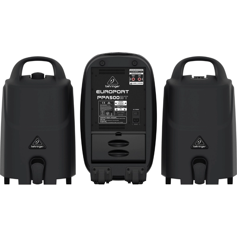 Behringer PPA500BT Sistema PA portatile a 6 canali e 500W con Bluetooth