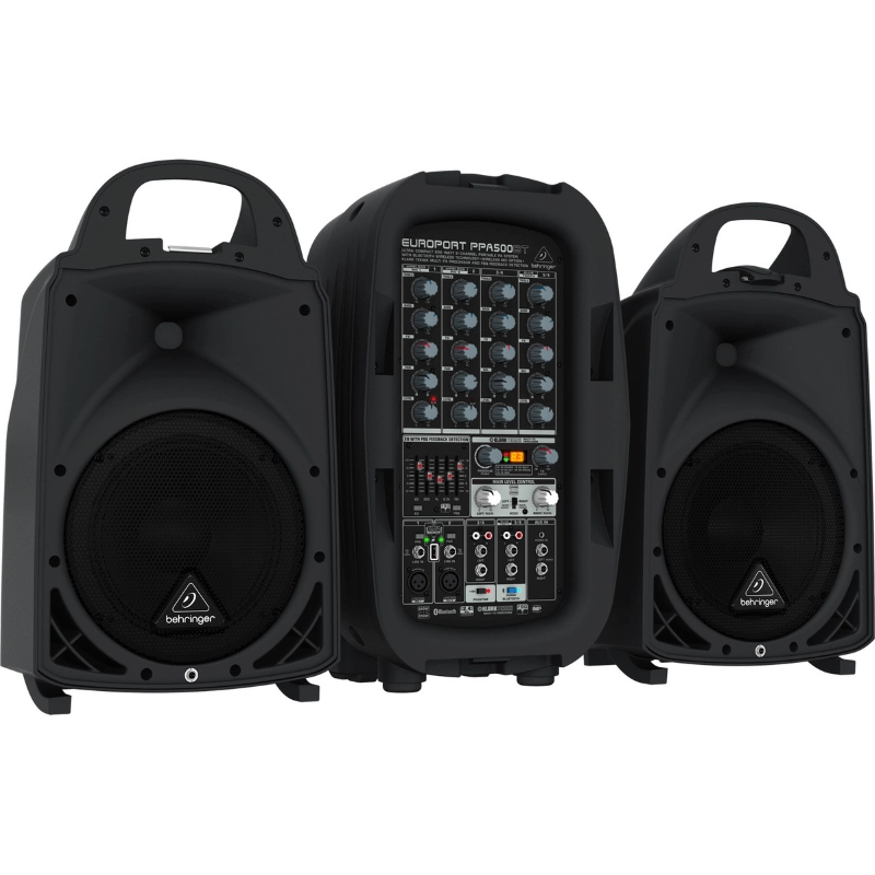 Behringer PPA500BT Sistema PA portatile a 6 canali e 500W con Bluetooth