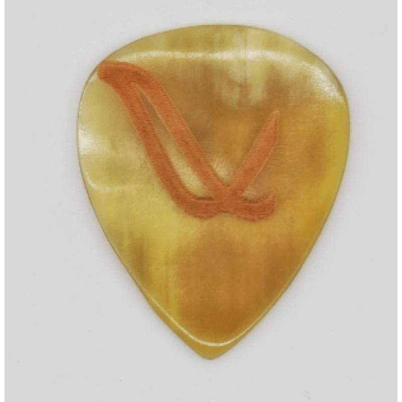 Wambooka Plettro Nativo Piatto in Corno Trasparente