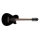Ibanez AEG5012 BKH Black High Gloss Chitarra 12 corde elettrificata