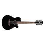 Ibanez AEG5012 BKH Black High Gloss Chitarra 12 corde elettrificata