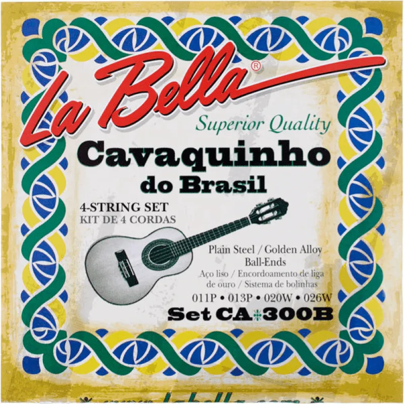 La Bella CA300B Set Corde Cavaquinho Brasiliano con pallino