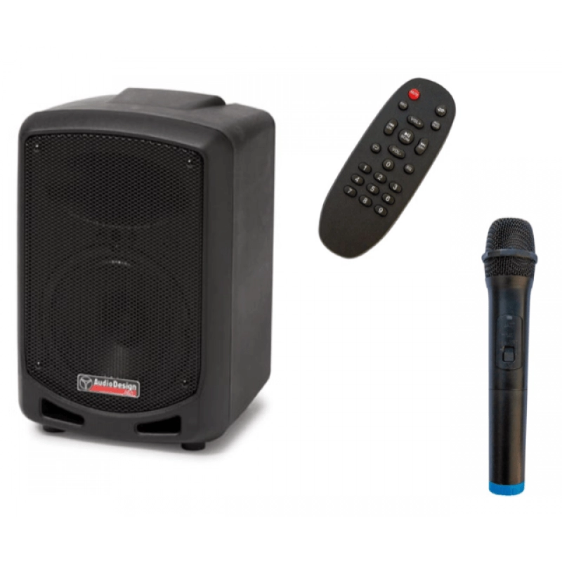 Audio Design M1.7WL diffusore portatile a batteria completo di microfono