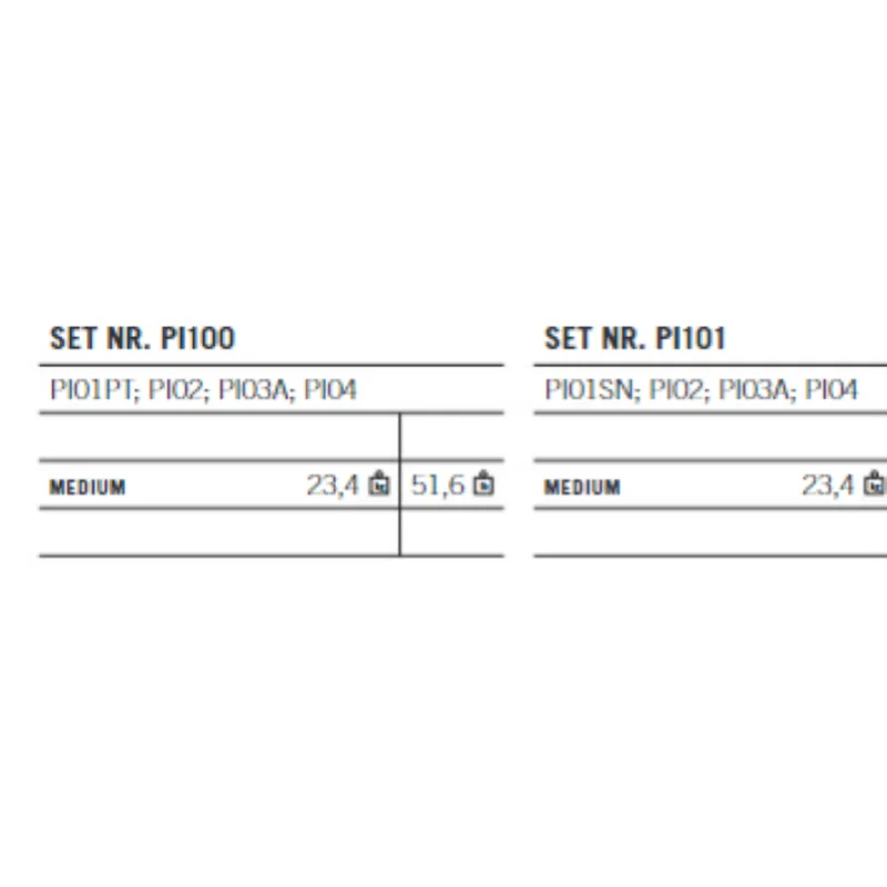 Thomastik PI100 Peter Infeld Set violino Medium con Mi Platino