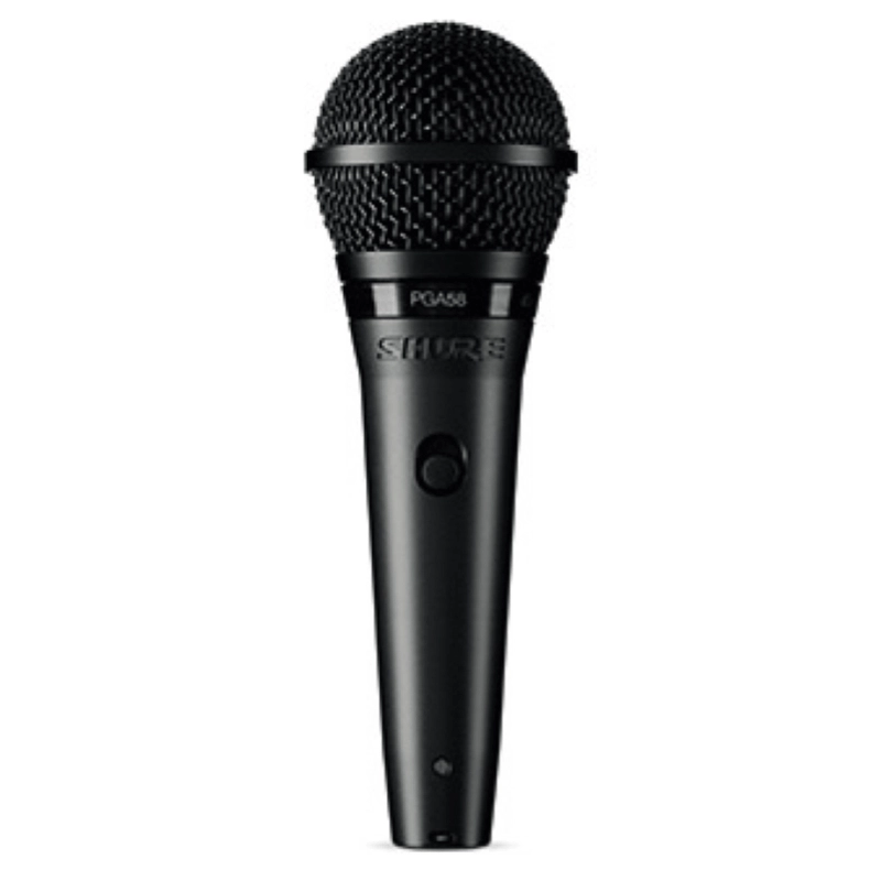 SHURE PGA58 QTR Microfono professionale per voce cavo XLRF-JACK
