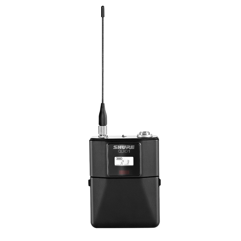 SHURE QLXD1 Banda G51 (470 – 534 MHz) Trasmettitore digitale body-pack per serie QLX-D.