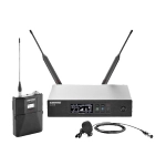 Shure QLXD14E 85-V51 Banda 174 – 216 MHz radiomicrofono Lavalier WL185