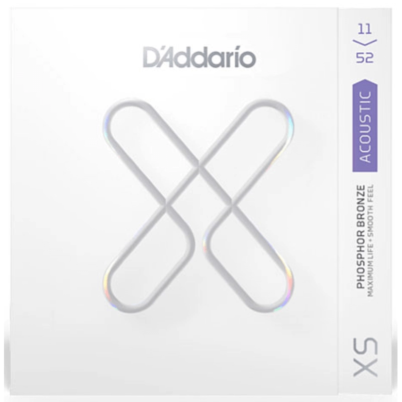 D'addario XSAPB1152 Acustic Phosphor Bronze 11-52 Coated Light Custom