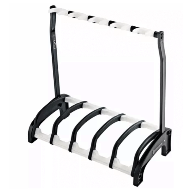 K&M 17525 Supporto per 5 Chitarre Elettriche Multiplo