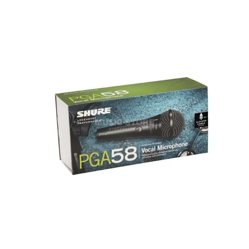 SHURE PGA58 QTR Microfono professionale per voce cavo XLRF-JACK