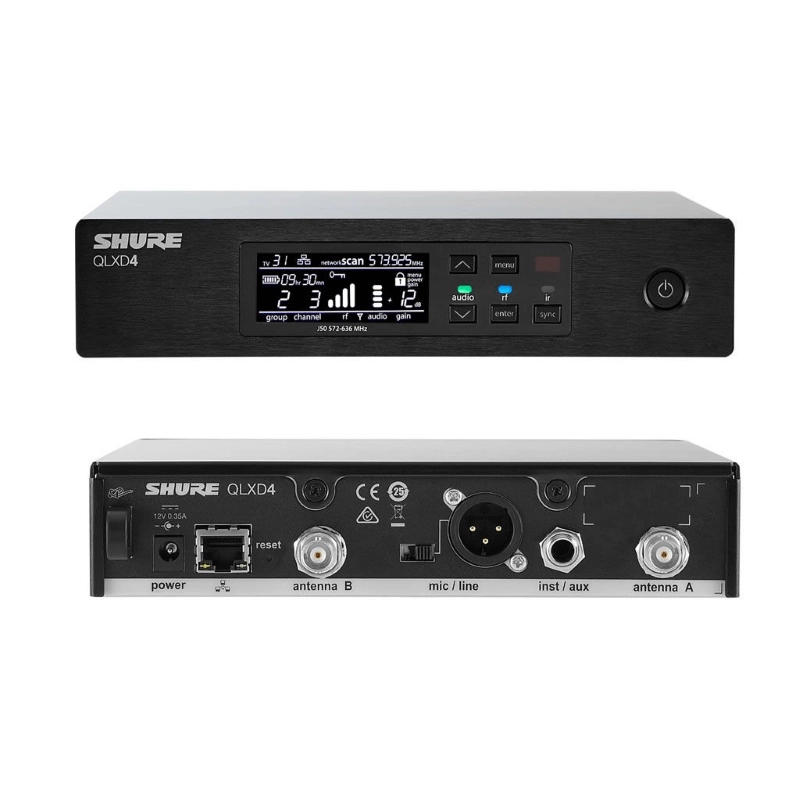 Shure QLXD14E/150/C-G51 470- 534 MHz Radiomicrofono lavalier