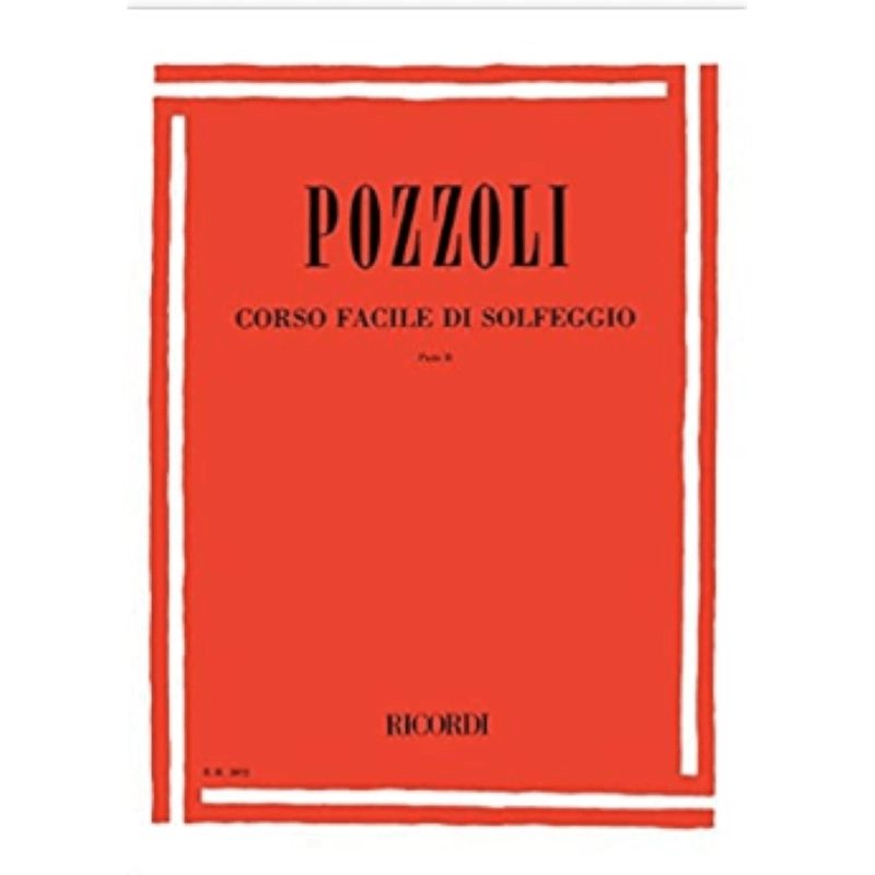 POZZOLI Corso facile di solfeggio. Parte II
