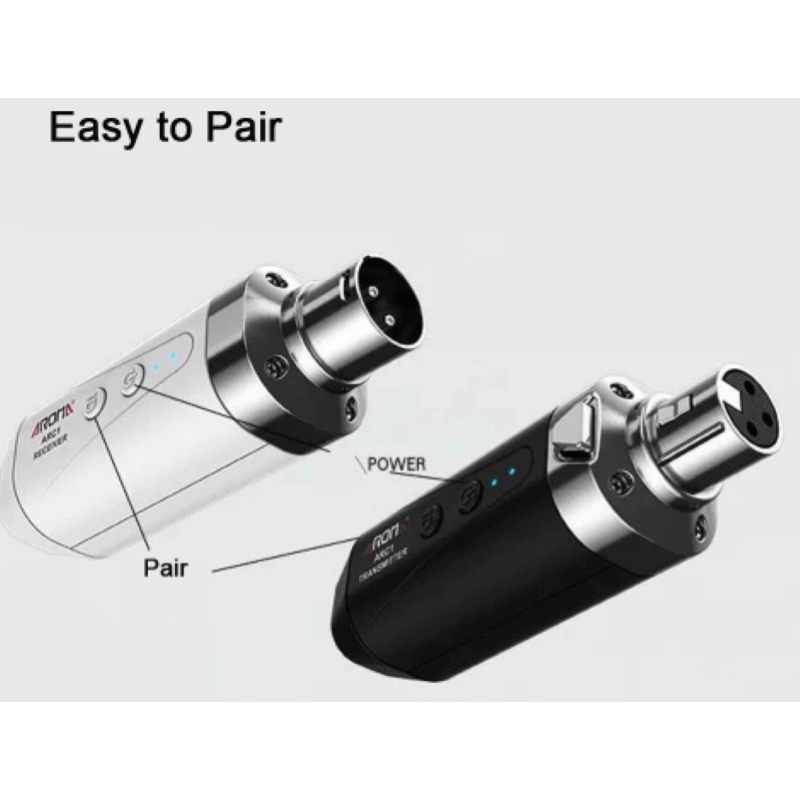 AROMA ARC1 Trasmettitore e Ricevitore XLR Wireless