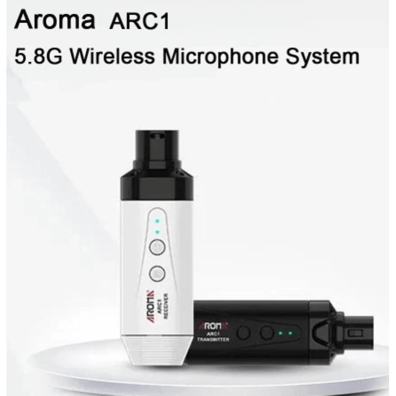 AROMA ARC1 Trasmettitore e Ricevitore XLR Wireless