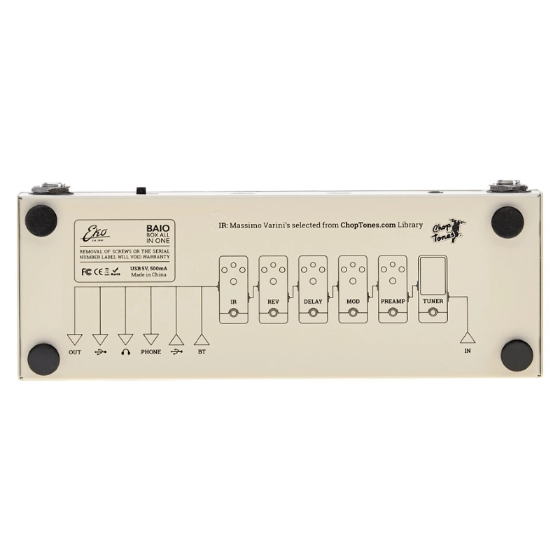 Eko Guitars BAIO Pedal multieffetto compatto a pedale