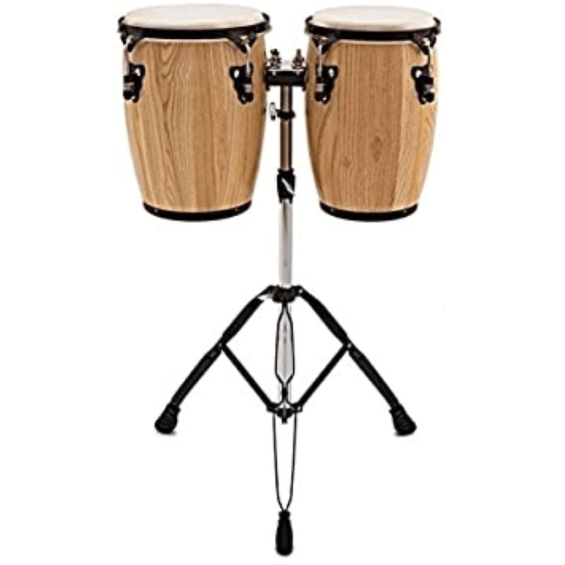 MINI CONGAS 8"-9" COPPIA CON STAND