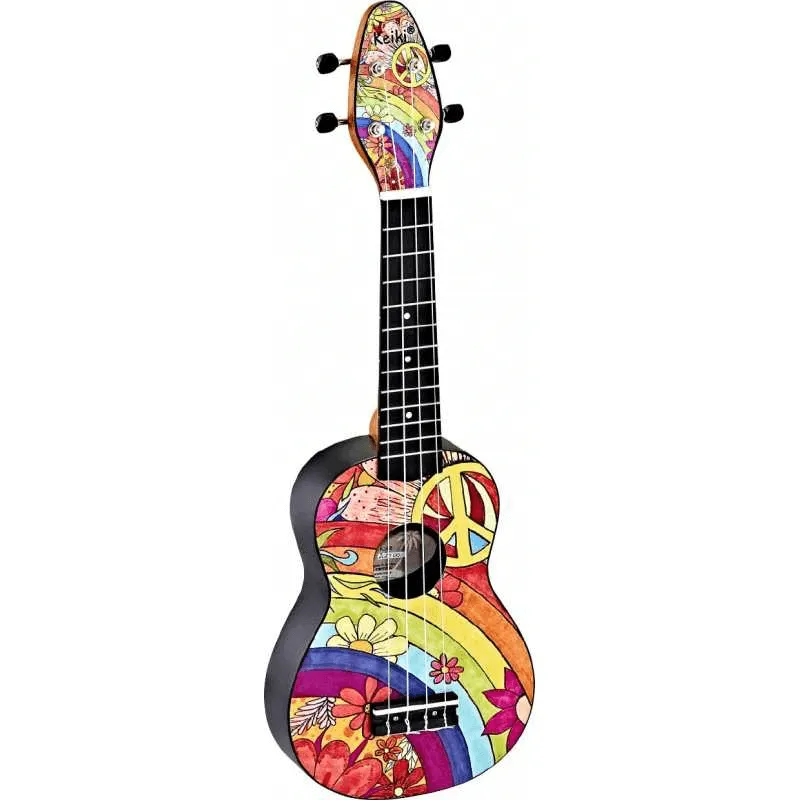 KEIKI K2-68 Ukulele soprano Peace 68"