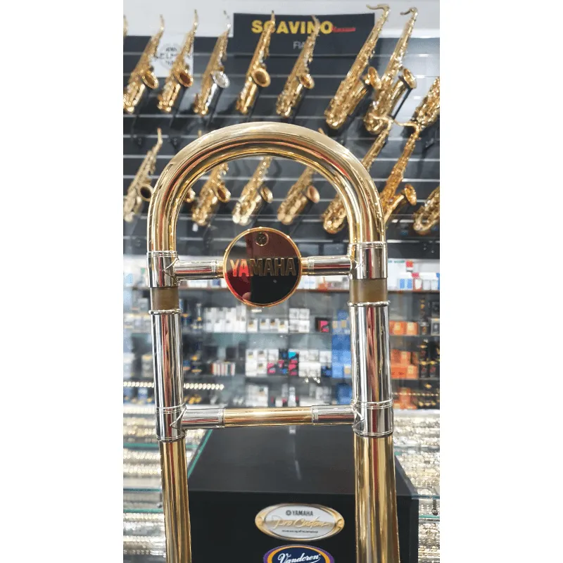 usato Yamaha YSL881 Xeno Trombone in Sib Laccato