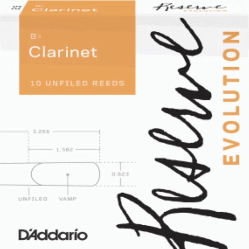 D'Addario Organic Reserve EVO Ance per Clarinetto in Sib 3.5+