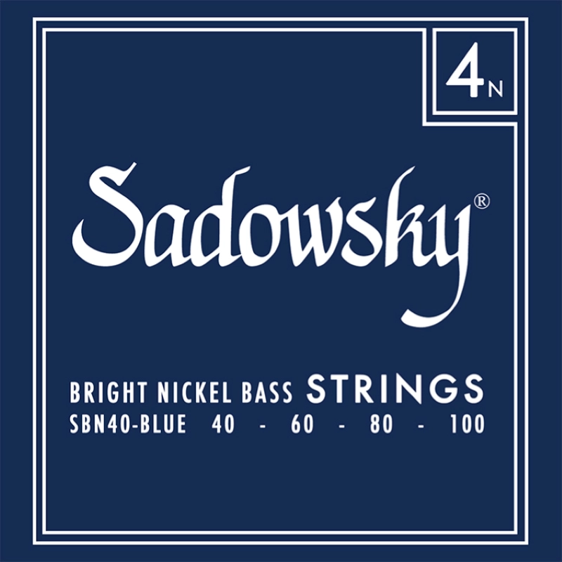 Sadowsky SBN40 Corde basso elettrico 40-100 Blue Label Nickel