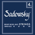 Sadowsky SBN40 Corde basso elettrico 40-100 Blue Label Nickel